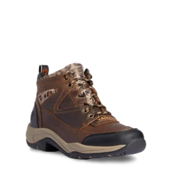 Ariat Ladies Distressed Terrain Cheetah Print Brown Boots 10038424