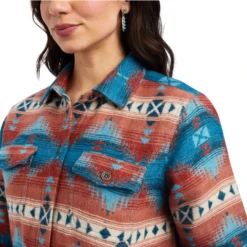 Ariat® Ladies R.E.A.L.™ Fiery Jacquard Shirt Jacket 10041578 -Western Cowboy 10041578F