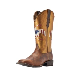 Ariat® Ladies Frontier Thunderbird Chimayo Square Toe Boots 10042578 -Western Cowboy 1004257d