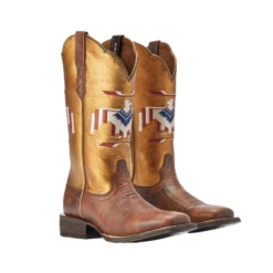 Ariat® Ladies Frontier Thunderbird Chimayo Square Toe Boots 10042578 -Western Cowboy 1004257f