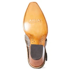 Ariat Ladies Dixon Rock 'N' Roll Silver Snake Print Booties 10036016 -Western Cowboy 1280 U0EbACaqbBh1