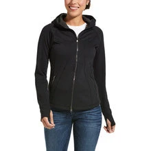 Ariat® Ladies Attain Full Zip Black Zip Up Hoodie 10032772