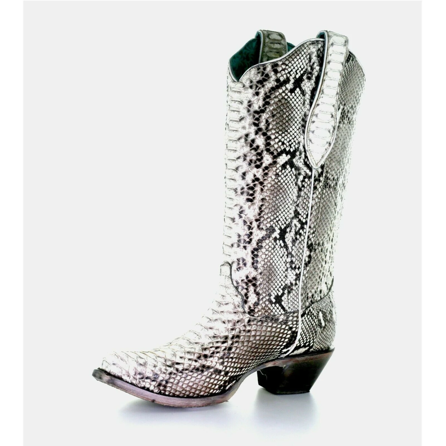 Corral Boots Corral Ladies Natural Python Boots A3798 4 Corral Boots Corral Ladies Natural Python Boots A3798 - Image 4