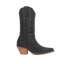 Dan Post Dingo® Ladies Silver Dollar Black Rhinestone Boots DI570-BK -Western Cowboy DI570 BKc