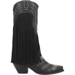 Dingo® Ladies Black Gypsy Fringe Boot DI737-BK 10 Dingo® Ladies Black Gypsy Fringe Boot DI737-BK -Western Cowboy DI737 BK 1