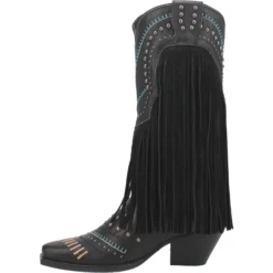 Dingo® Ladies Black Gypsy Fringe Boot DI737-BK 11 Dingo® Ladies Black Gypsy Fringe Boot DI737-BK -Western Cowboy DI737 BK 23