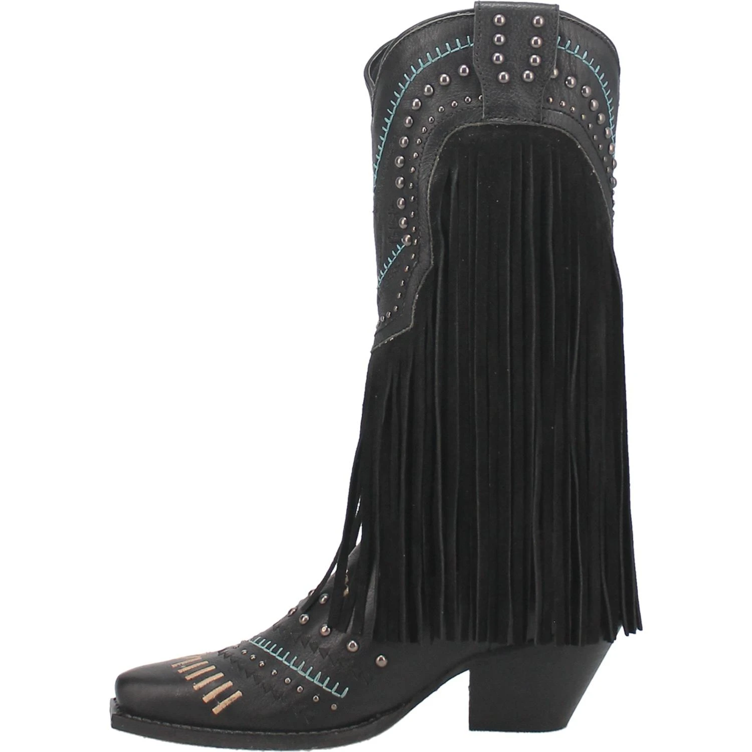 Dingo® Ladies Black Gypsy Fringe Boot DI737-BK 5 Dingo® Ladies Black Gypsy Fringe Boot DI737-BK - Image 5