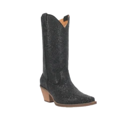 Dan Post Dingo® Ladies Silver Dollar Black Rhinestone Boots DI570-BK