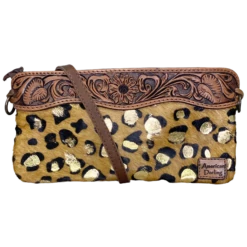 American Darling Leopard Cowhide Crossbody ADBGS199CHEGO