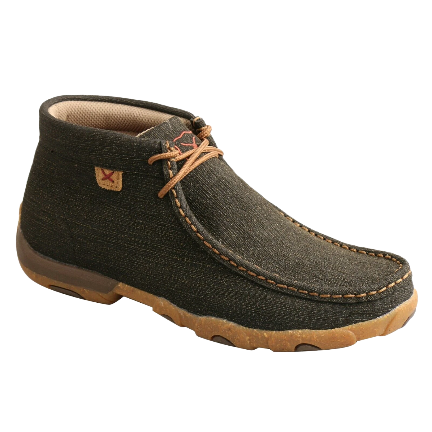 Twisted X Ladies Chukka Charcoal Driving Mocs WDM0144 1 Twisted X Ladies Chukka Charcoal Driving Mocs WDM0144
