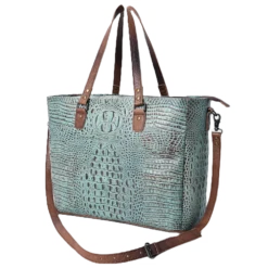 American Darling Ladies Turquoise Concealed Carry Tote Bag ADBG962