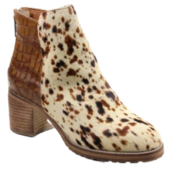 Diba True Ladies Kam Den Tan Cow Ankle Boots 69210