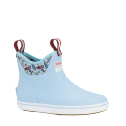 XTRATUF Ladies Salmon Sisters 6" Light Blue Ankle Deck Boots XWAB-2BM
