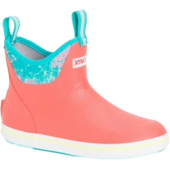 XTRATUF Ladies Coral Ankle Deck Boots XWAB-4CH