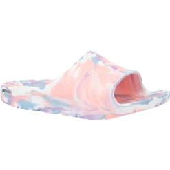 XTRATUF Ladies Après Fish Pink Marble Slide Sandals AFHW4TD