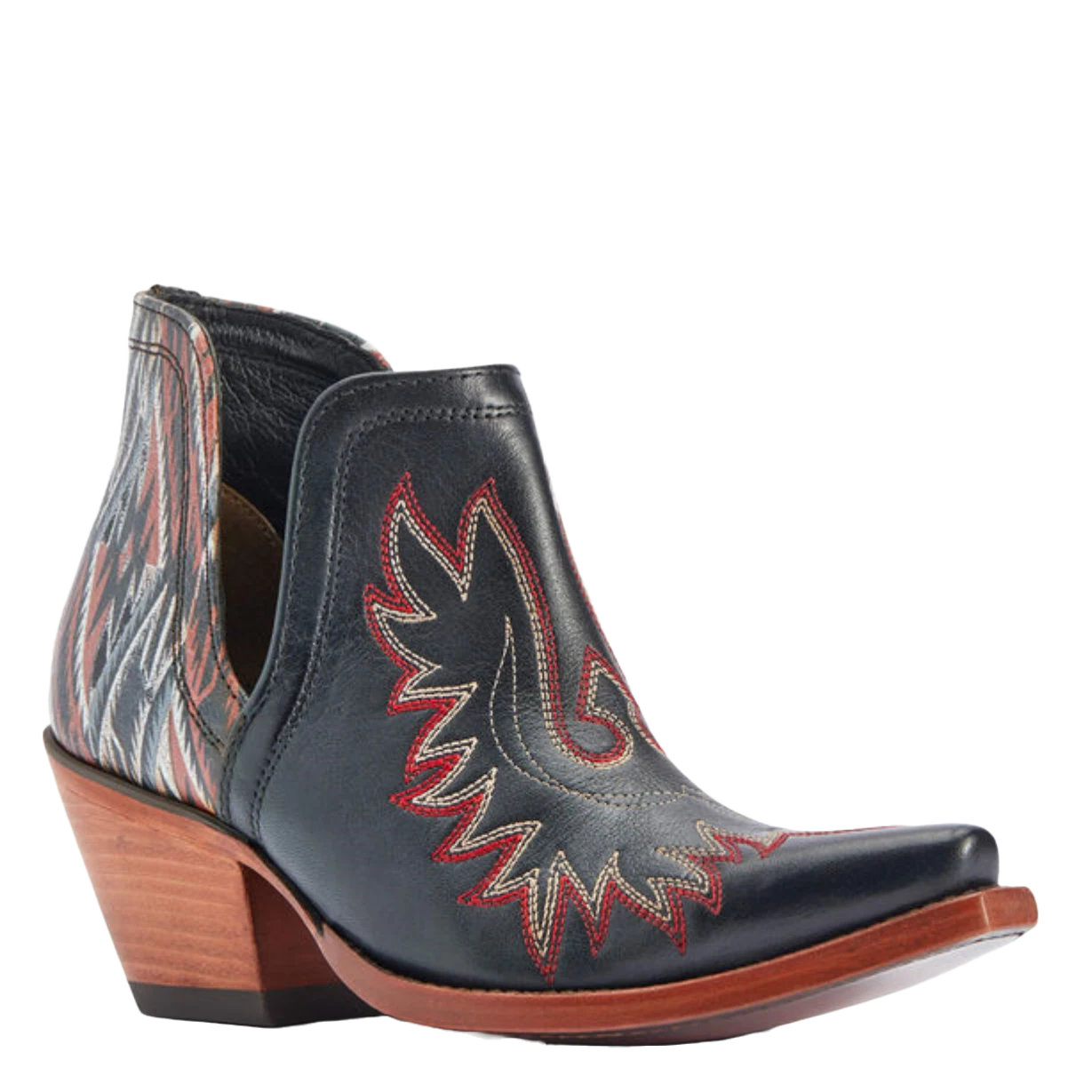 Ariat® Ladies Dixon Chimayo New Mexico Roja Black Booties 10042580 1 Ariat® Ladies Dixon Chimayo New Mexico Roja Black Booties 10042580