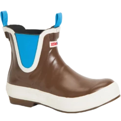 XTRATUF Ladies Salmon Sister In Legacy Brown Ankle Deck Boots LDBW-9PF