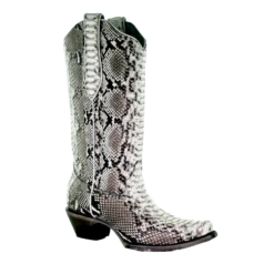 Corral Boots Corral Ladies Natural Python Boots A3798
