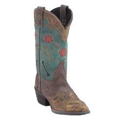 Laredo Ladies Miss Kate Brown And Teal Boots 52138