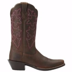 Ariat Ladies Round Up Square Toe Boots 10014172 -Western Cowboy a1 ff79c676 589b 43e2 a950 5d0a6ef7a602