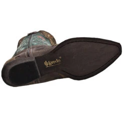 Laredo Ladies Miss Kate Brown And Teal Boots 52138 -Western Cowboy a2 30c7b10d 05b0 4507 acfc 3268644f9ad2