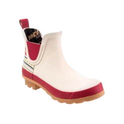 Pendleton Ladies Paloma Stripe Chelsea White Rubber Boots PW2251-120