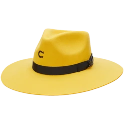 Charlie 1 Horse Yellow Highway Felt Hat CWHIWA-4036YL